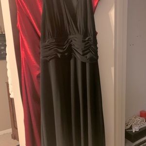 A black dress